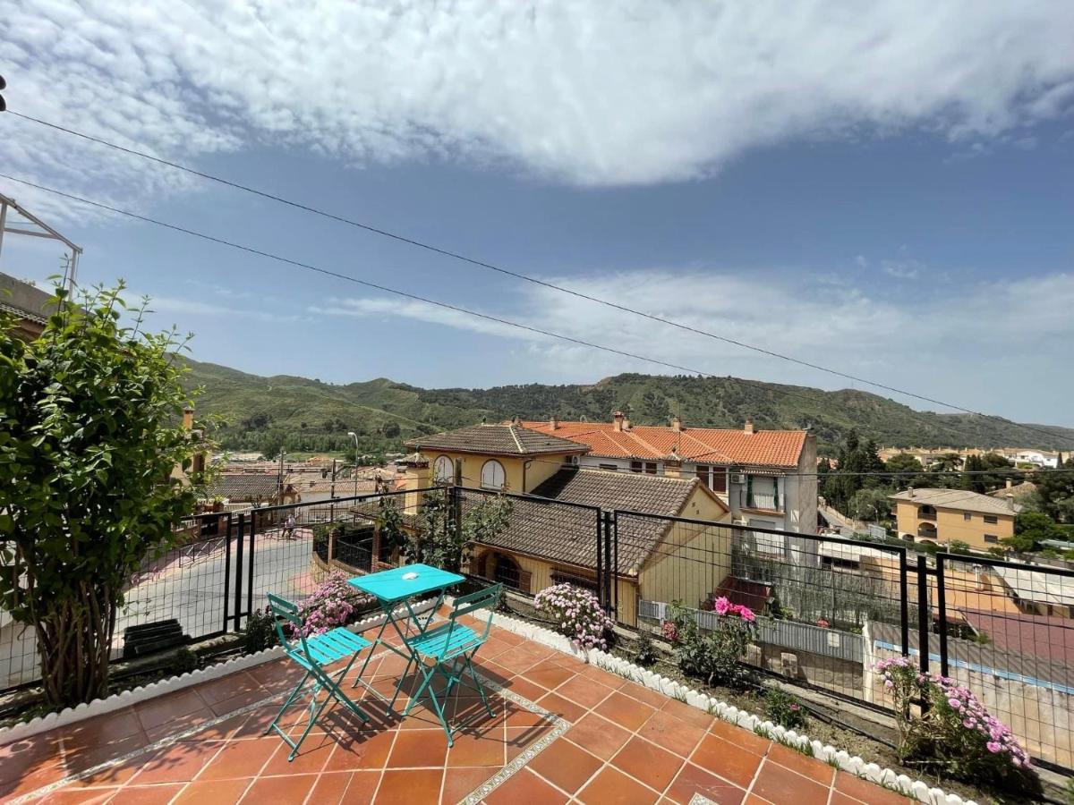 Casa Rural Vistablanca En Una Sola Planta Con Bonitas Vistas Y Piscina - Junto A La Capital Y La Alhambra Cenes De La Vega Luaran gambar